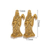 Wholesale Stainless Steel Skull Sickle Crown Pendant Necklace Vacuum Plated 18K Gold Cartoon Character Style