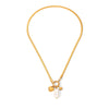 Wholesale Stainless Steel Snake Chain Necklace With Heartshaped Pendant And Pvd Vacuum Plating Inlay For Women