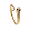Wholesale Stainless Steel Snakeshaped 18K Gold Plated Electroplated Light Luxury Exaggerated Highend Bracelet That Does Not Fade