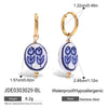 Wholesale Stainless Steel Spring And Summer Earrings With Geometric Design Electroplated Jewelry For Women