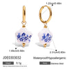Wholesale Stainless Steel Spring And Summer Earrings With Geometric Design Electroplated Jewelry For Women