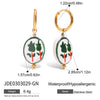 Wholesale Stainless Steel Spring And Summer Earrings With Geometric Design Electroplated Jewelry For Women