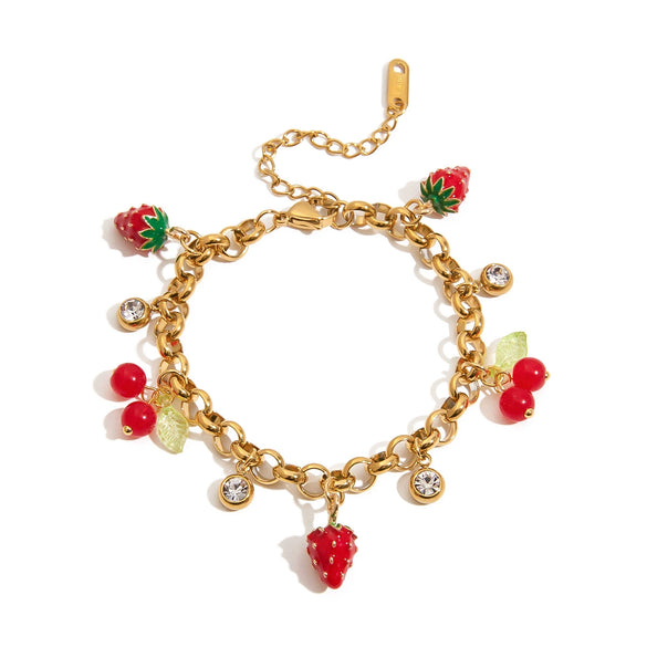 Wholesale Stainless Steel Stacked Pearl Bracelet With Geometric Pattern Electroplated Light Luxury High End Women's Jewelry