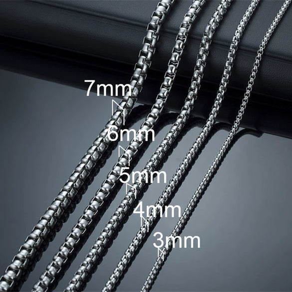 Wholesale Stainless Steel Stacking Style Geometric Pearl Chain Necklace With Electroplating