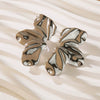 Wholesale Stainless Steel Stamped Threedimensional Flower Petal Earrings For Women In Medieval Style