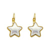 Wholesale Stainless Steel Star Patterned Earrings With Electroplating For Women