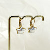 Wholesale Stainless Steel Star Patterned Earrings With Electroplating For Women