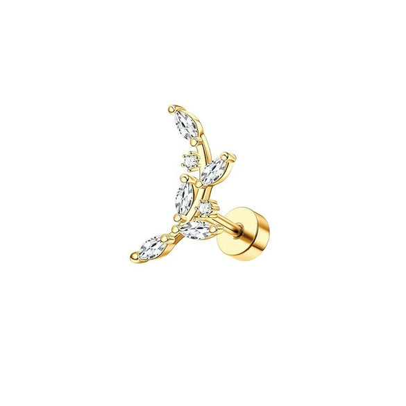 Wholesale Stainless Steel Star Shape Ear Nail Piercing Jewelry