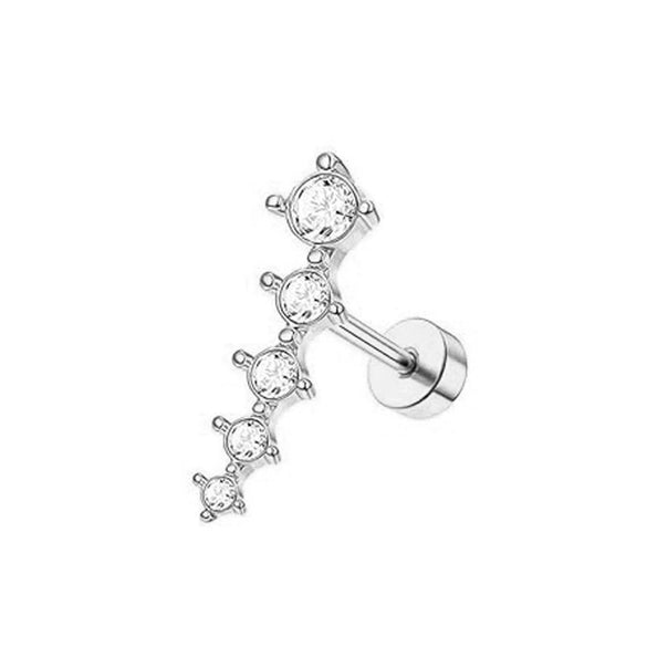 Wholesale Stainless Steel Star Shape Ear Nail Piercing Jewelry