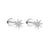 Wholesale Stainless Steel Star Shape Women's Trendy Light Luxury Highend Sense Piercing Earrings