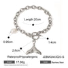 Wholesale Stainless Steel Starfish Shell Conch Bracelet With Electroplating In Natural Style For Marine Series