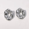 Wholesale Stainless Steel Stud Earrings Geometric Style Electroplated For Women
