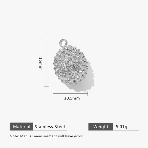 Wholesale Stainless Steel Sun Heart Elephant Multi Shaped Pendant Bracelet Necklace Jewelry Accessories With Electroplating