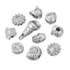 Wholesale Stainless Steel Totem Patterned Drum Beads Style Beaded Jewelry Pendant Bracelet Accessories With Electroplating