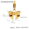Wholesale Stainless Steel Tree Of Life Zircon Inlaid Geometric Pattern Diy Multiaccessory Bracelet 18K Real Gold Plated For Women