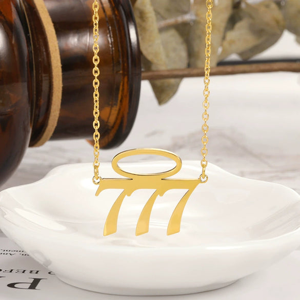 Wholesale Stainless Steel Unisex Simple Style Digital Pendant Necklace With Snake Bone Chain And Electroplating Process Pattern Of Letters Numbers Text