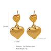 Wholesale Stainless Steel Ushaped Geometric Electroplating Women's Earrings