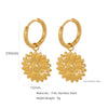 Wholesale Stainless Steel Ushaped Geometric Electroplating Women's Earrings