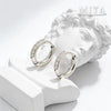 Wholesale Stainless Steel Vacuum Plated Heart Shaped Geometric Earrings For Women
