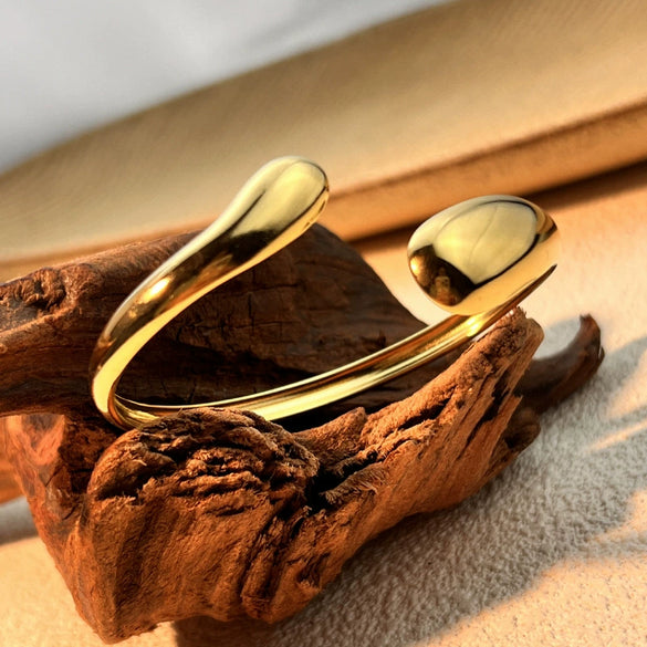 Wholesale Stainless Steel Vintage Geometric Electroplated Bracelet