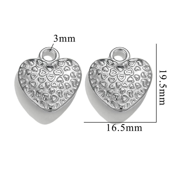 Wholesale Stainless Steel Vintage Strawberry Flower Peach Heart Round Pendant Necklace Bracelet With Electroplating