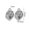 Wholesale Stainless Steel Vintage Strawberry Flower Peach Heart Round Pendant Necklace Bracelet With Electroplating