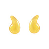 Wholesale 316L Stainless Steel Water Drop Earrings For Women With Electroplating Design