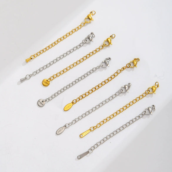 Wholesale Stainless Steel Water Drop Pendant Semifinished Jewelry Electroplated For Diy Necklace And Bracelet