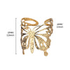 Wholesale Stainless Steel Wide Open Bracelet With Hiphop Style 18K Gold Plated
