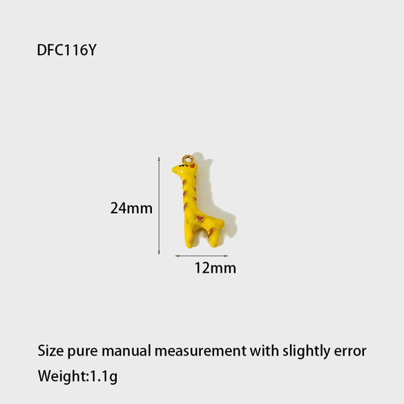 Wholesale Stainless Steel Women's Accessories With Mushroom Giraffe Pattern And Dripping Oil Treatment Necklaces Bracelets Earrings And Charms