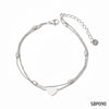 Wholesale Stainless Steel Women's Bracelet Set With Exaggerated Design Sense Wheat Chain Stitching Rhombus Pattern And Electroplating