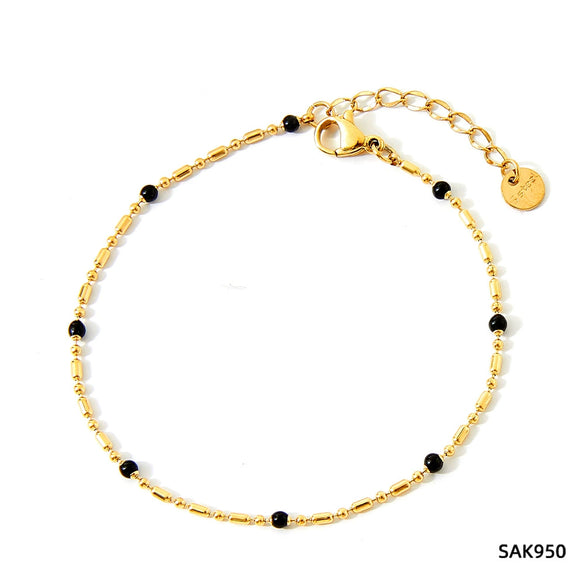 Wholesale Stainless Steel Women's Bracelet Set With Exaggerated Design Sense Wheat Chain Stitching Rhombus Pattern And Electroplating