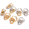Wholesale Stainless Steel Women's Earrings Geometric Design Electroplated