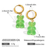 Wholesale Stainless Steel Women's Earrings With Animal And Fruit Patterns Electroplated In Youth Hot Girl Style