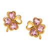 Wholesale Stainless Steel Women's Fashion Earrings With Flower And Geometric Pattern And Electroplating Design