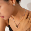 Wholesale Stainless Steel Women's Geometric Style Electroplated Plain Ring Jewelry