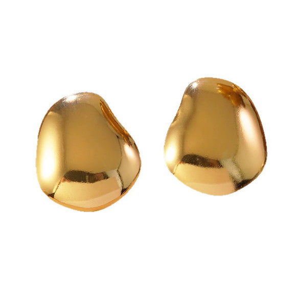 Wholesale Stamping Geometric Stainless Steel Earrings For Women Light Luxury Style