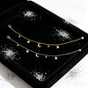 Wholesale Star And Crescent Moon Stainless Steel Vacuum Plated Bracelet For Women Girly Style