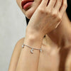 Wholesale Star And Crescent Moon Stainless Steel Vacuum Plated Bracelet For Women Girly Style