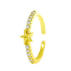 Wholesale Star Ring Copper Electroplating Women's Hand Jewelry