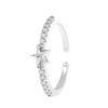 Wholesale Star Ring Copper Electroplating Women's Hand Jewelry