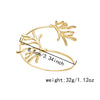 Wholesale Starfish And Coral Open Arm Bracelet Iron Electroplated Modern Minimalist Animal Style Jewelry Accessory