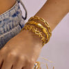 Wholesale Starfish And Shell Patchwork Fishshaped Stainless Steel Electroplated Bracelet Jewelry Accessories