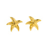 Wholesale Starfish Zodiac Animals Style Stainless Steel 16K Gold Plated Earrings For Women