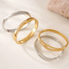 Wholesale Starry Zircon Exquisite Row Diamond Bracelet Stainless Steel 18K Gold Plated For Girls And Women