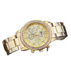 Wholesale Steel Band Rhinestone Watches For Men And Women Round Dial Leisure Style