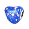 Wholesale Sterling Silver Accessories Charm Earth Moon String Jewelry Epoxy Design Diy Bracelet