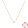Wholesale 925 Sterling Silver Angel Clavicle Necklace For Women With Geometric Design And Electroplating Treatment