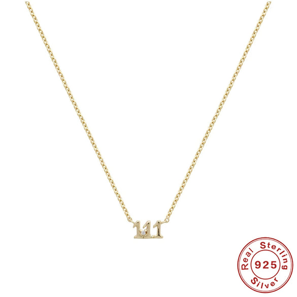 Wholesale 925 Sterling Silver Angel Clavicle Necklace With Geometric Pattern For Women
