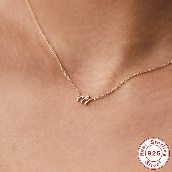 Wholesale 925 Sterling Silver Angel Clavicle Necklace With Geometric Pattern For Women